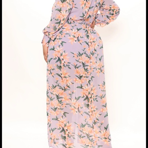 FashionNova Curve Plus Size Maxi Dress 3x - Picture 3 of 5